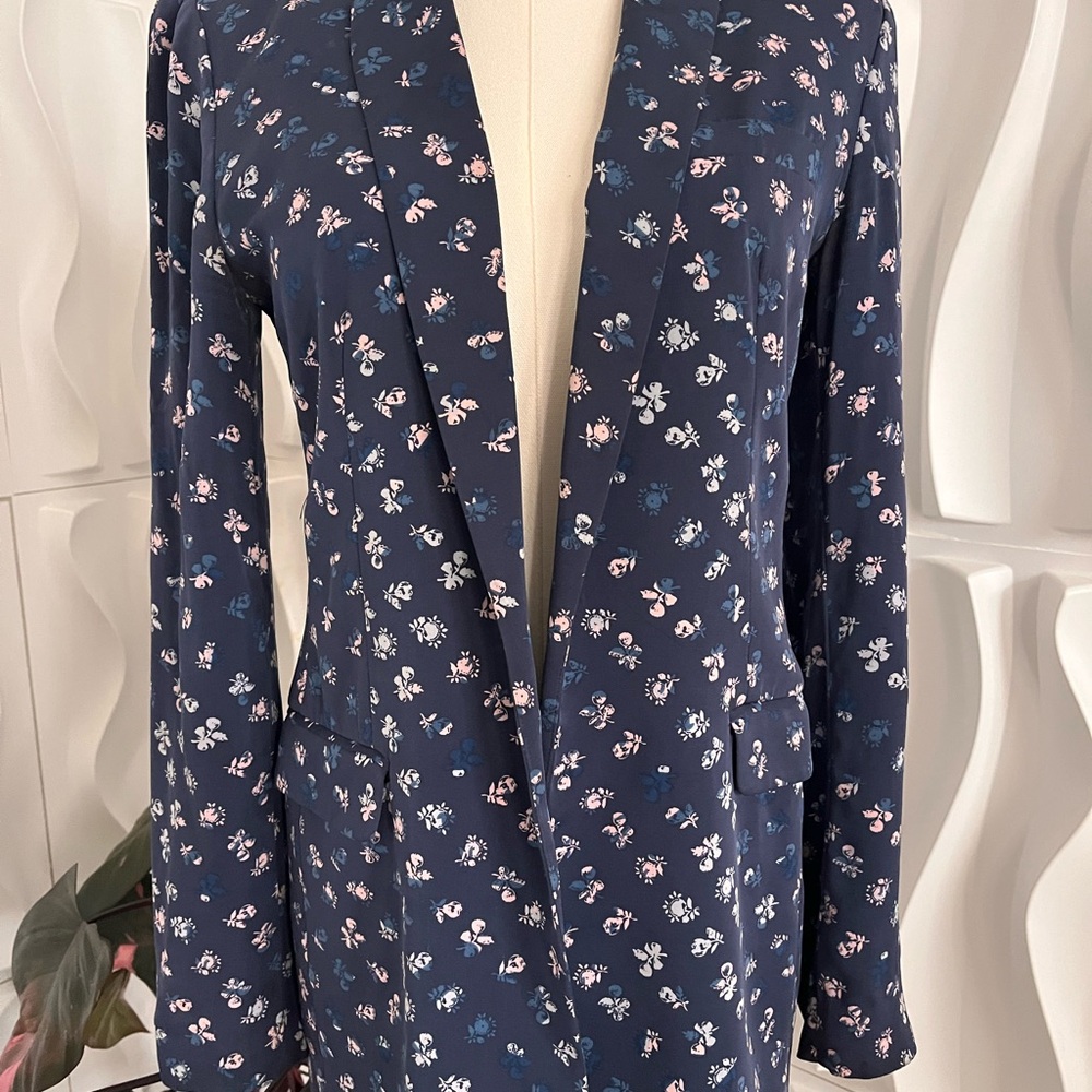 Diane Von Furstenberg Vinley Silk Blazer